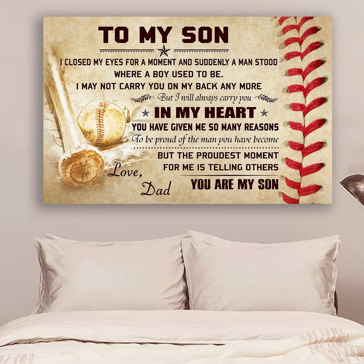 Gift For Son Landscape Canvas To My Son Baseball You Are My Son From Dad Home Decor Wall Art Visual Art 1598332066890.jpg