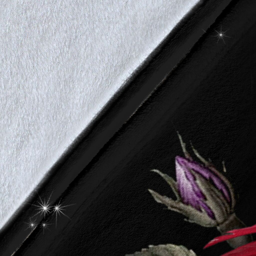 Black And Red Fleece Blanket - Quilt Blanket Macca Parrot 1598332075826.jpg