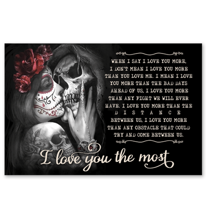 Gift For Couple Canvas Romantic Gift skull flower i love you the most couple,for her for him 1598332096698.jpg