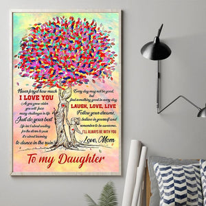 Gift For Daughter Canvas Mom To Daughter Laugh Love Live 1598332104530.jpg