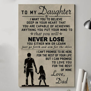 Gift For Daughter Portrait Canvas To My Daughter Never Lose From Dad Home Decor Wall Art Visual Art 1598332106581.jpg