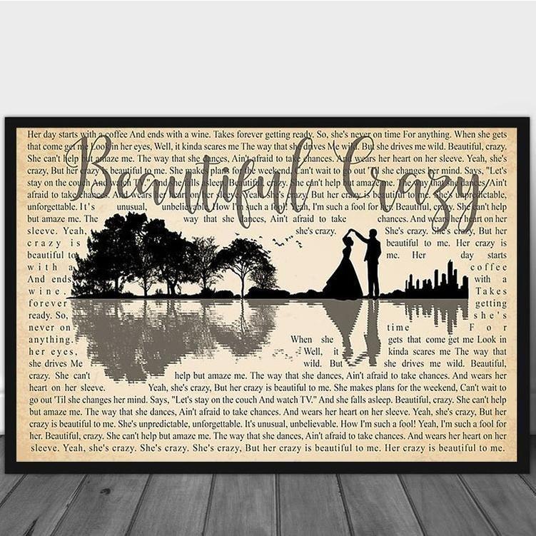 Song Landscape Canvas Dance Beautiful Crazy First Dance Gift For Friend Family Home Decor Wall Art Visual Art 1598332108041.jpg