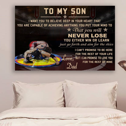 Wrestling Canvas Dad to son never lose vs6 1598332111492.jpg