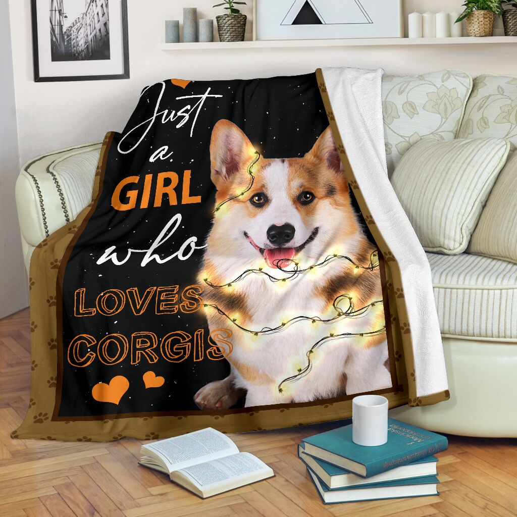 Corgi Blanket, Just A Girl Who Loves Corgis 1598332114770.jpg
