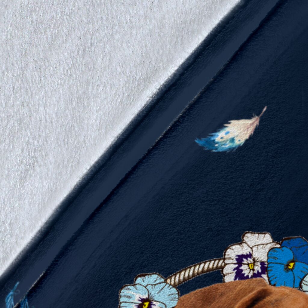 Dachshund Dream Catcher Fleece Blanket - Quilt Blanket 1598332122901.jpg