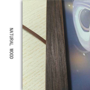 Canvas with the wood frame above to my daughter, love dad wall decor visual art 1598332132177.jpg