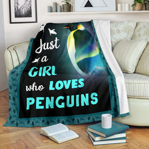Penguin Blanket, Just A Girl Who Loves Penguins, Penguin Lover 1598332144987.jpg
