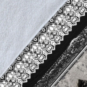 Bernese Mountain Snow Cute Fleece Blanket - Quilt Blanket 1598332149011.jpg