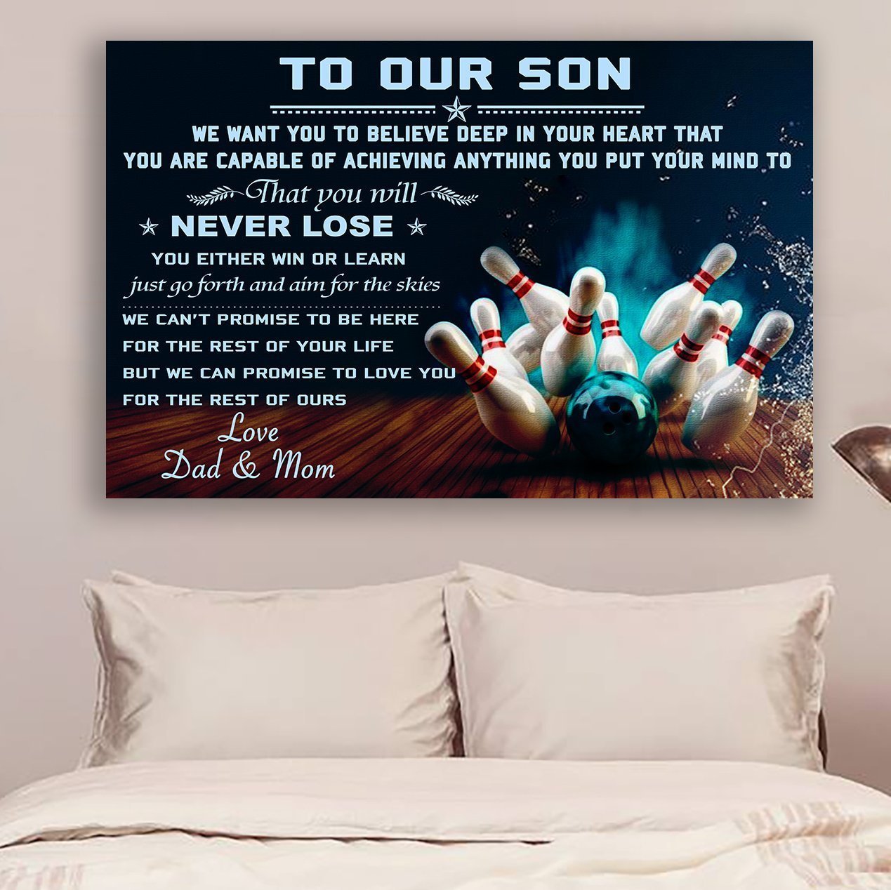 bowling Canvas Dad&Mom to Son never lose wall decor visual art 1598332156135.jpg