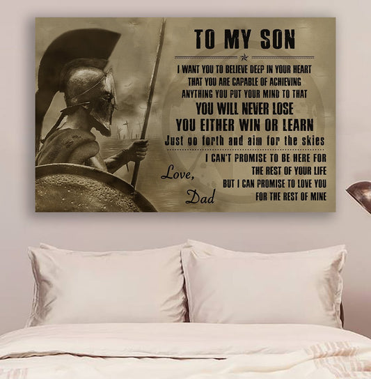 Gift For Son Landscape Canvas To My Son Spartan You Will Never Lose Home Decor Wall Art Visual Art 1598332159935.jpg