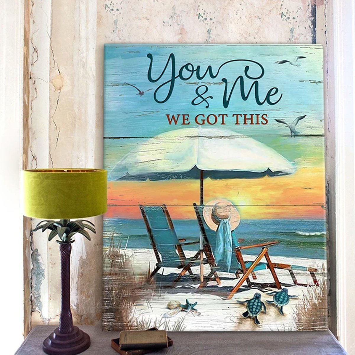 Gift For Couple Portrait Canvas You And Me We Got This, Gift For Friend Family Home Decor Wall Art Visual Art 1598332160118.jpg