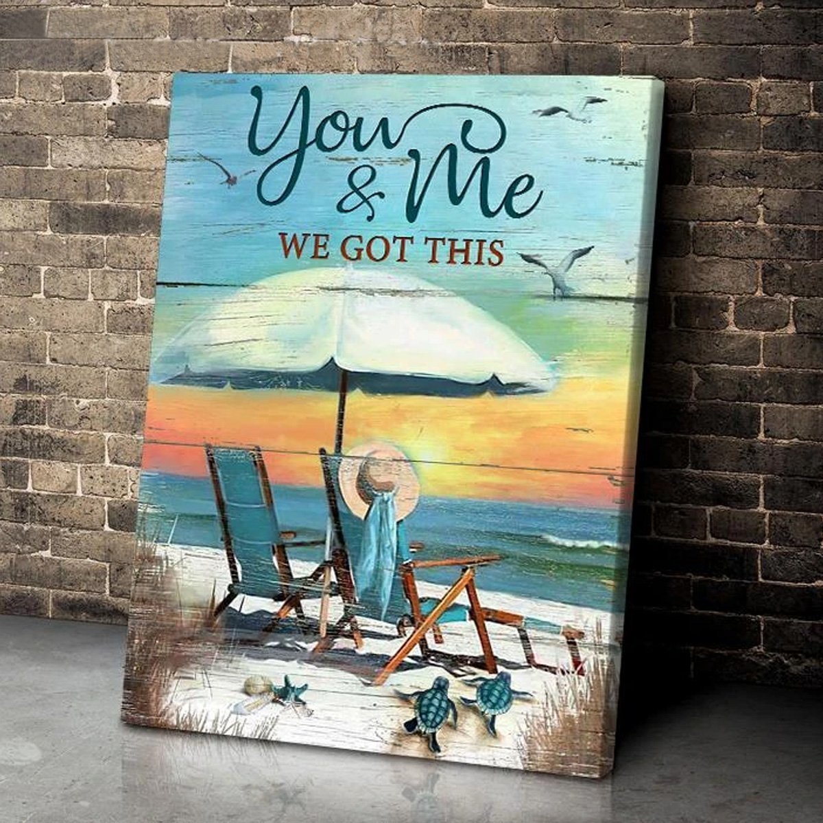 Gift For Couple Portrait Canvas You And Me We Got This, Gift For Friend Family Home Decor Wall Art Visual Art 1598332160214.jpg