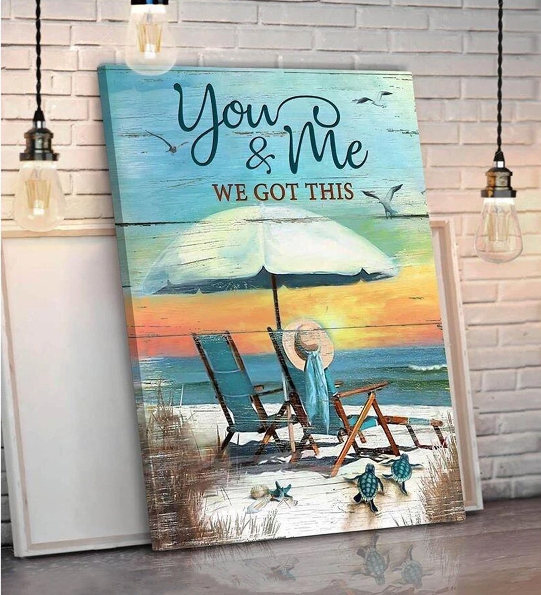 Gift For Couple Portrait Canvas You And Me We Got This, Gift For Friend Family Home Decor Wall Art Visual Art 1598332160407.jpg