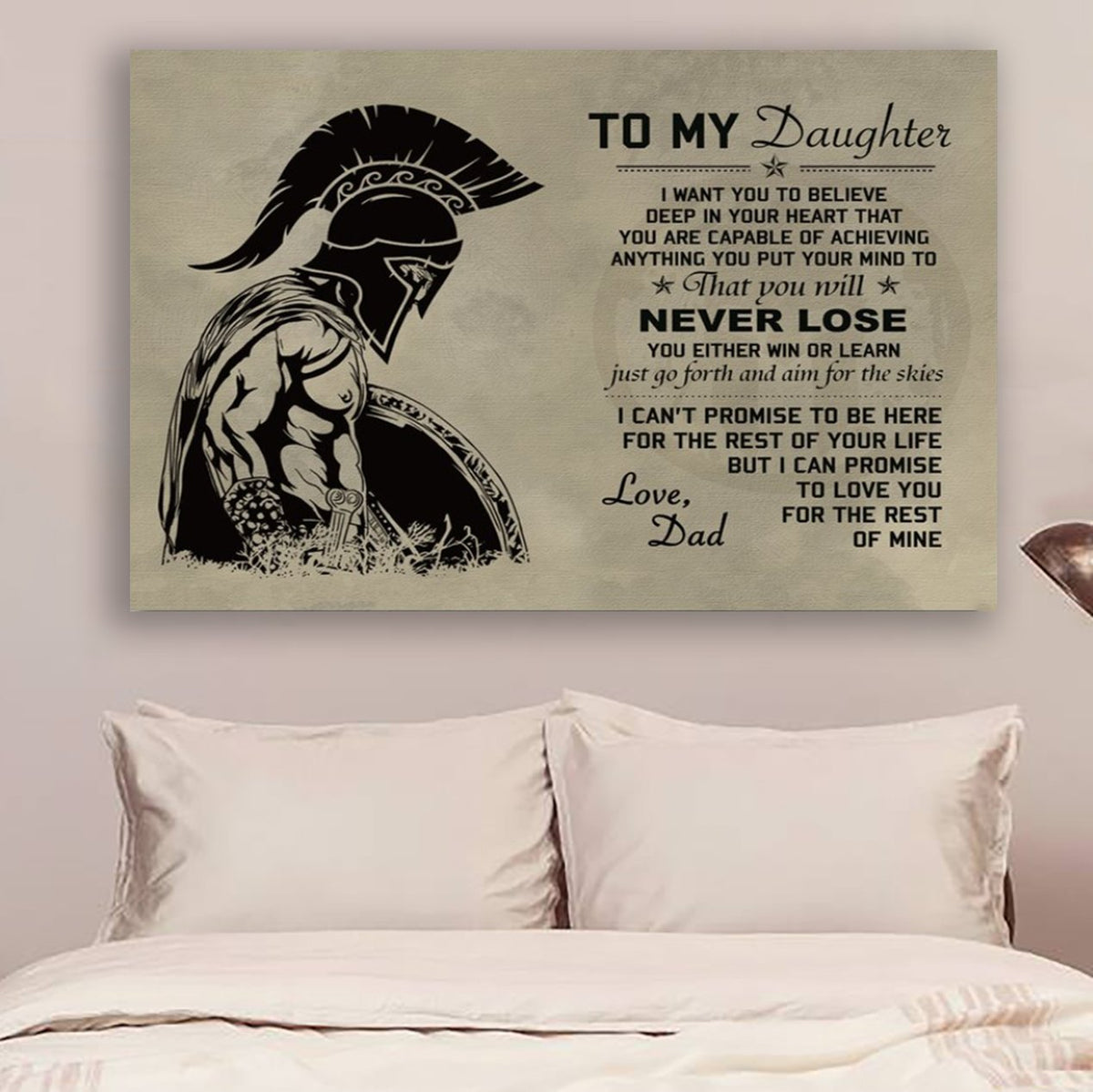 Spartan Canvas To my Daughter From Dad Family wall decor visual art 1598332162466.jpg