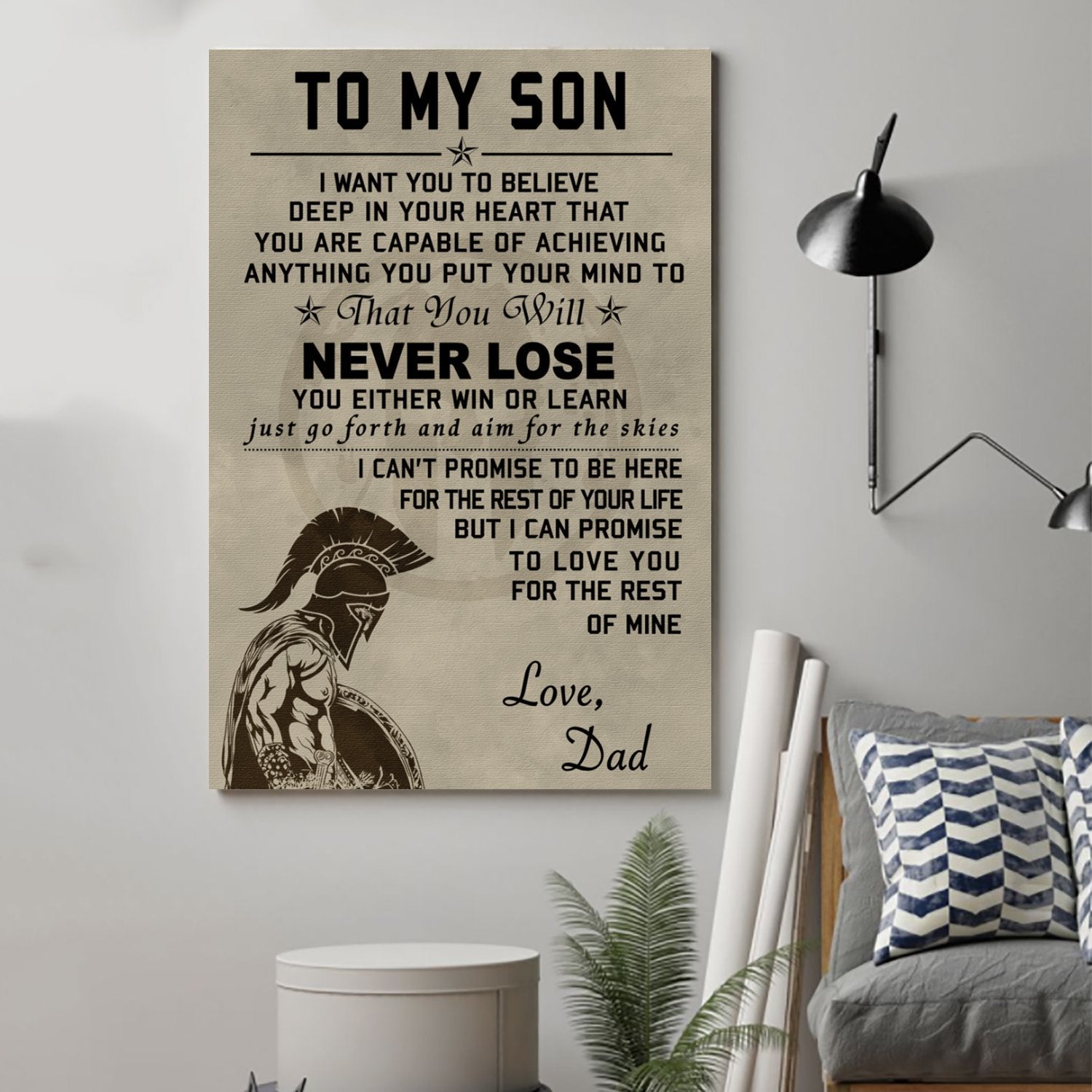 spartan Canvas to my son wall decor visual art 1598332165874.jpg