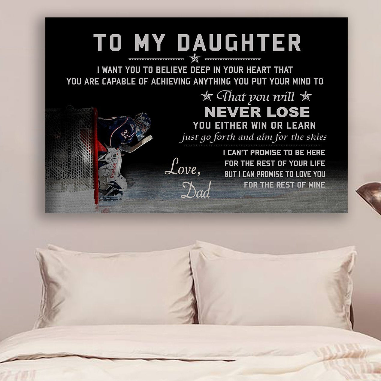 Hockey Canvas To my daughter Never lose wall decor visual art 1598332174206.jpg