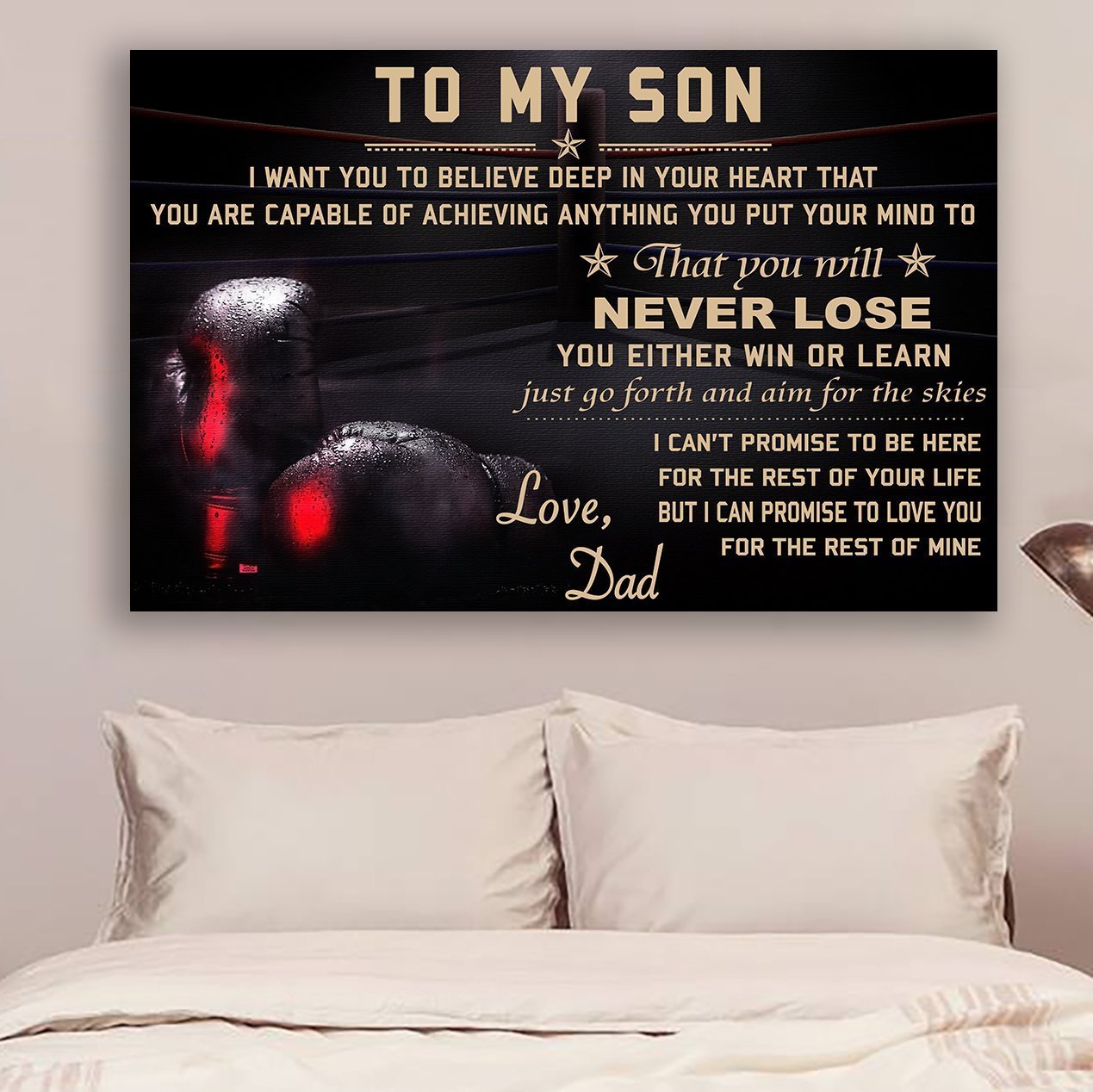 Gift For Son Landscape Canvas Boxing Dad To Son Never Lose From Dad Wall Decor Wall Art Visual Art 1598332180032.jpg