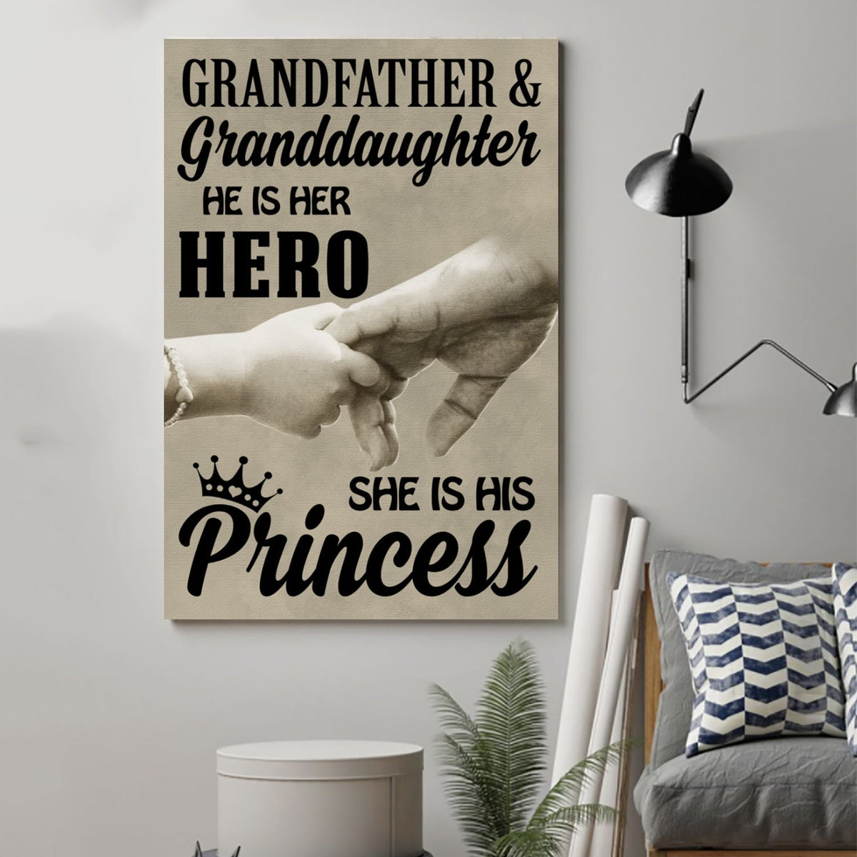 family Canvas grandfather and granddaughter wall decor visual art 1598332196575.jpg