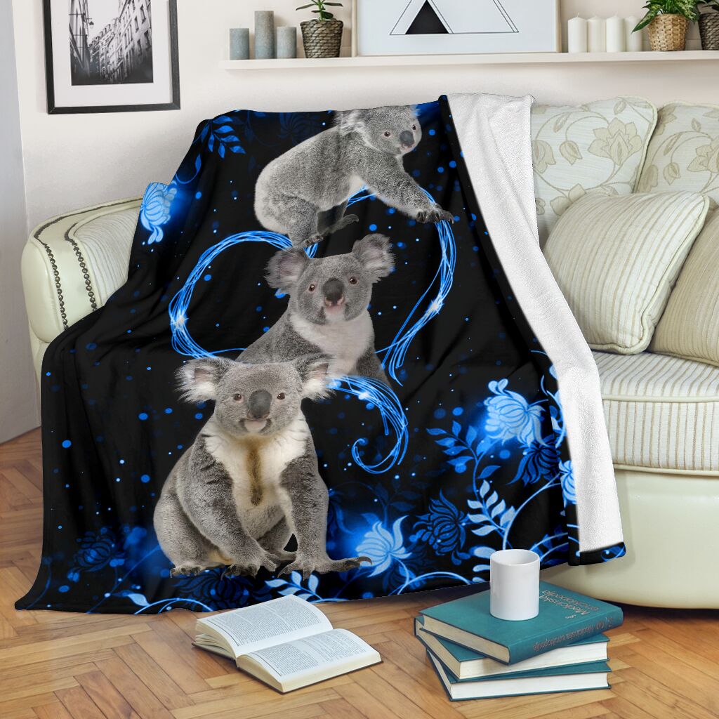 Koala Blanket, Twinkling Blue Heart 1598332204642.jpg