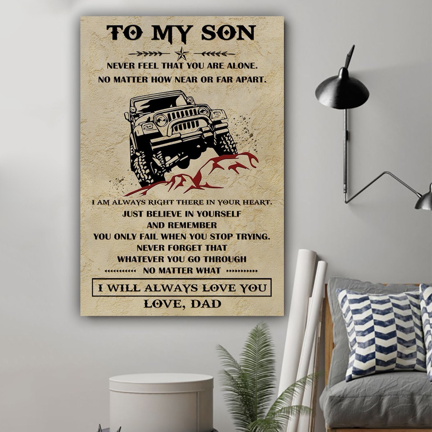 Canvas Dad to Son I will always love you 1598332234854.jpg