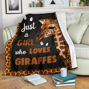 Giraffe Blanket, Just A Girl Who Loves Giraffes 1598332316069.jpg