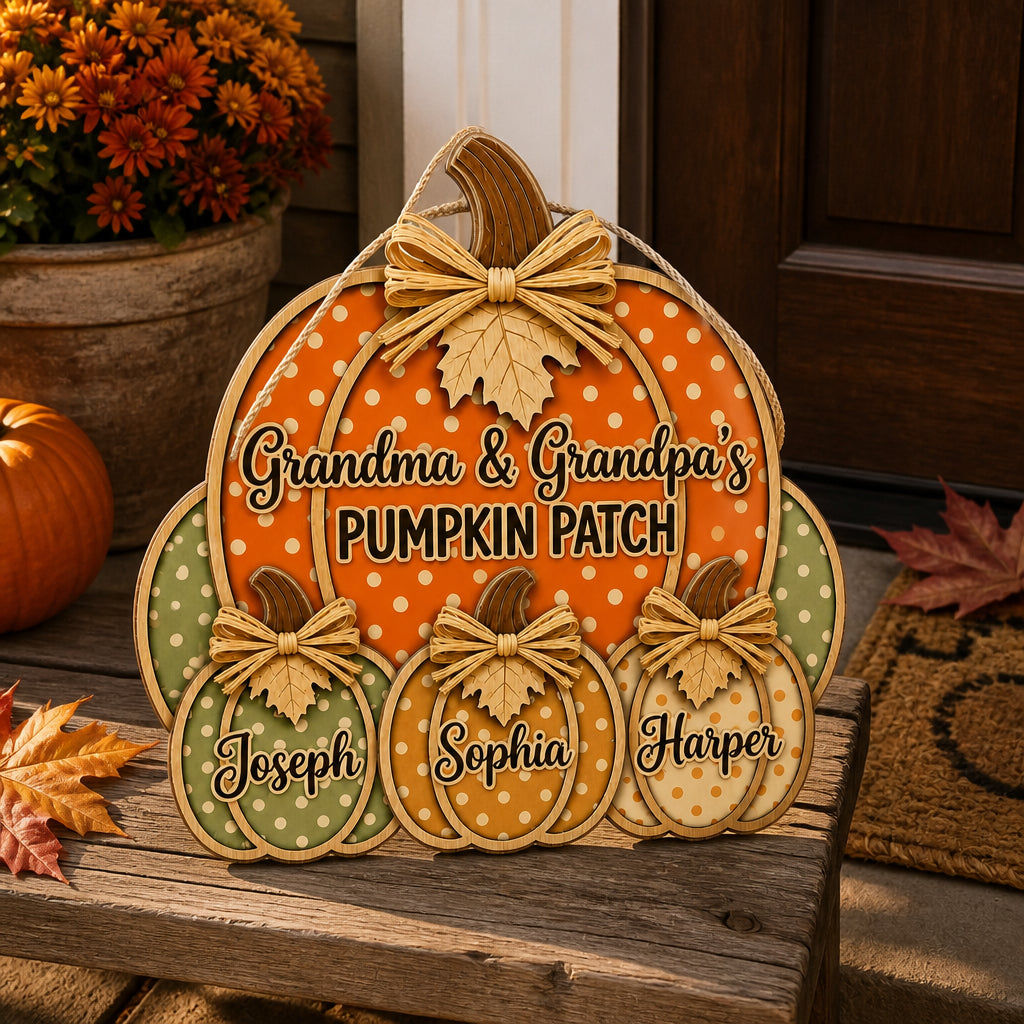 Grandparents Pumpkin Patch Custom Wood/Acrylic Door Sign - Personalized Wood Acrylic Sign 1598f1a2-4201-4d7e-803c-dfd2ee169691.jpg