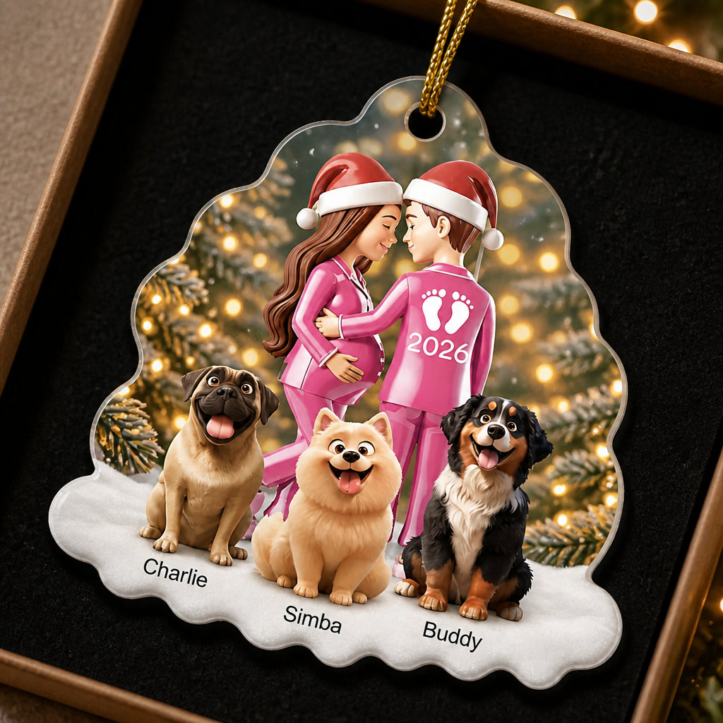 Expecting Family + Pets Christmas Ornament – Photo Illustrated - Personalized Aluminum Ornament 159fa99f-91d1-4001-a991-15bf8627189f.jpg
