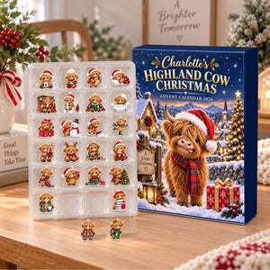 Personalized Highland Cow Christmas Advent Calendar Box, Custom Name 24 Charm Countdown Gift, Farm Animal Holiday Keepsake 15cbfdaf-16c9-43dc-a0af-fbdbb26c5ff1-il_fullxfull.8540654640_myi1.jpg
