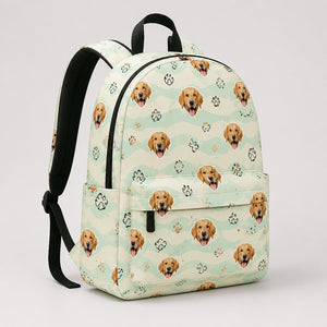 Custom Pet Face Pattern Kids Backpack - Personalized Personalized Backpack 15d49e1f-eb82-45fc-a01f-b383c4c893a5.jpg