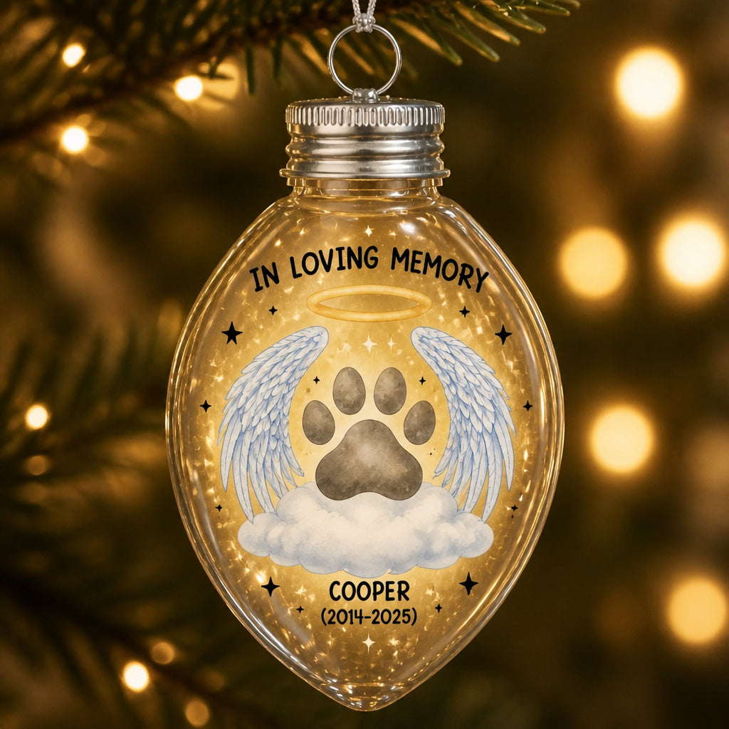 Pet Memorial Ornament – In Loving Memory Paw with Wings - Personalized Ornament 15fcf41b-81e7-4c1c-a181-f130dbdcf811.jpg
