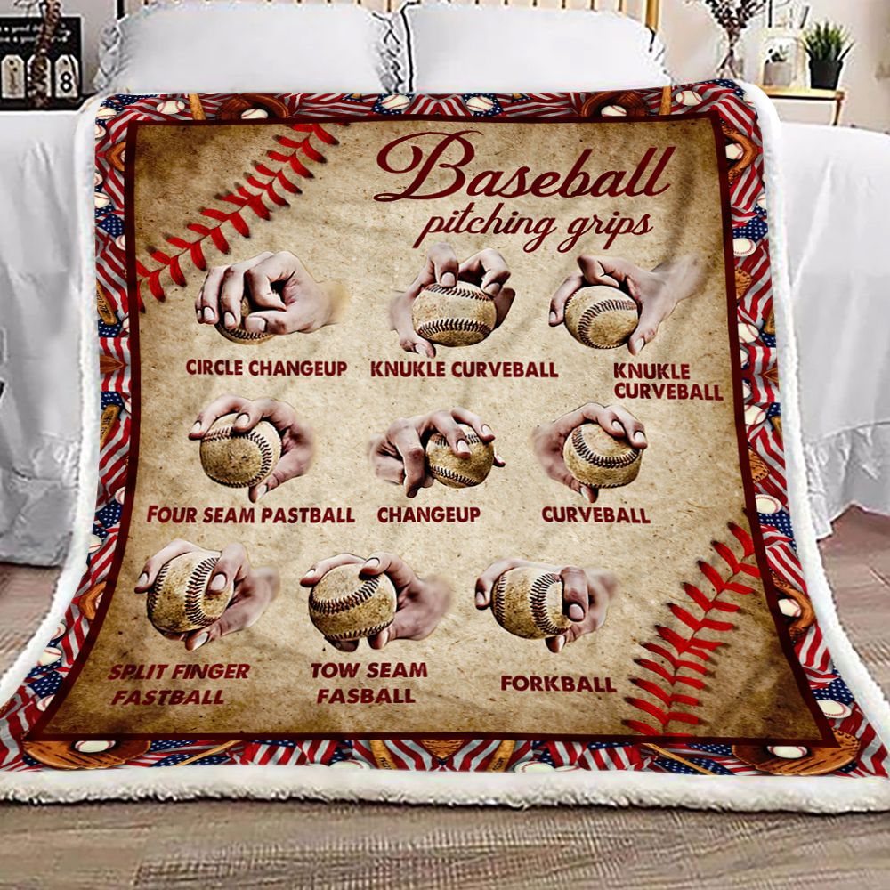 Baseball Blanket, Baseball Pitching Grips, Baseball Lovers 1603217295247.jpg