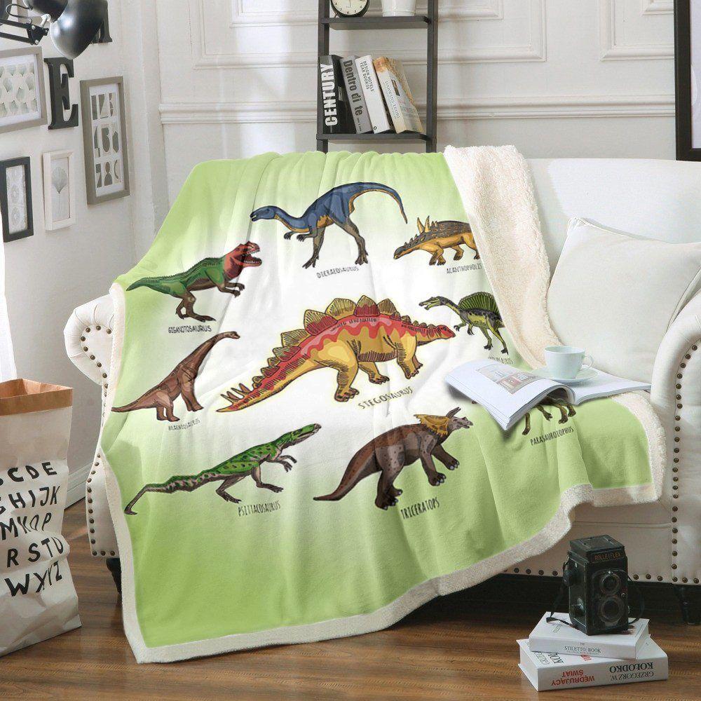 Animal Blanket, Gift For Dinosaur Lovers 1605630974464.jpg