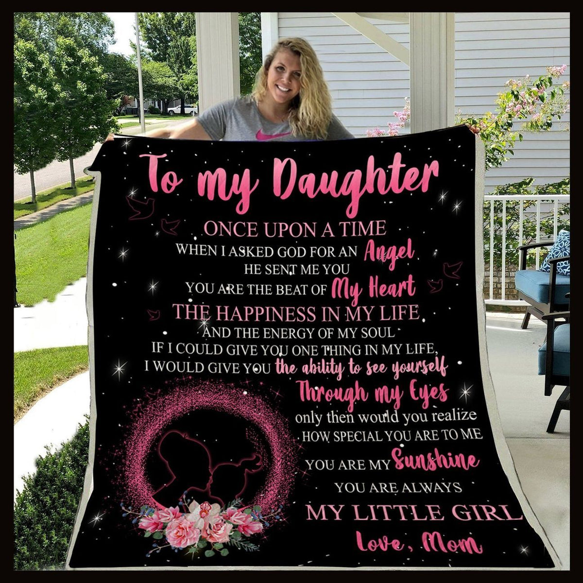 Gift For Daughter Blanket, To My Daughter You Are Always My Little Girl 1605630974937.jpg