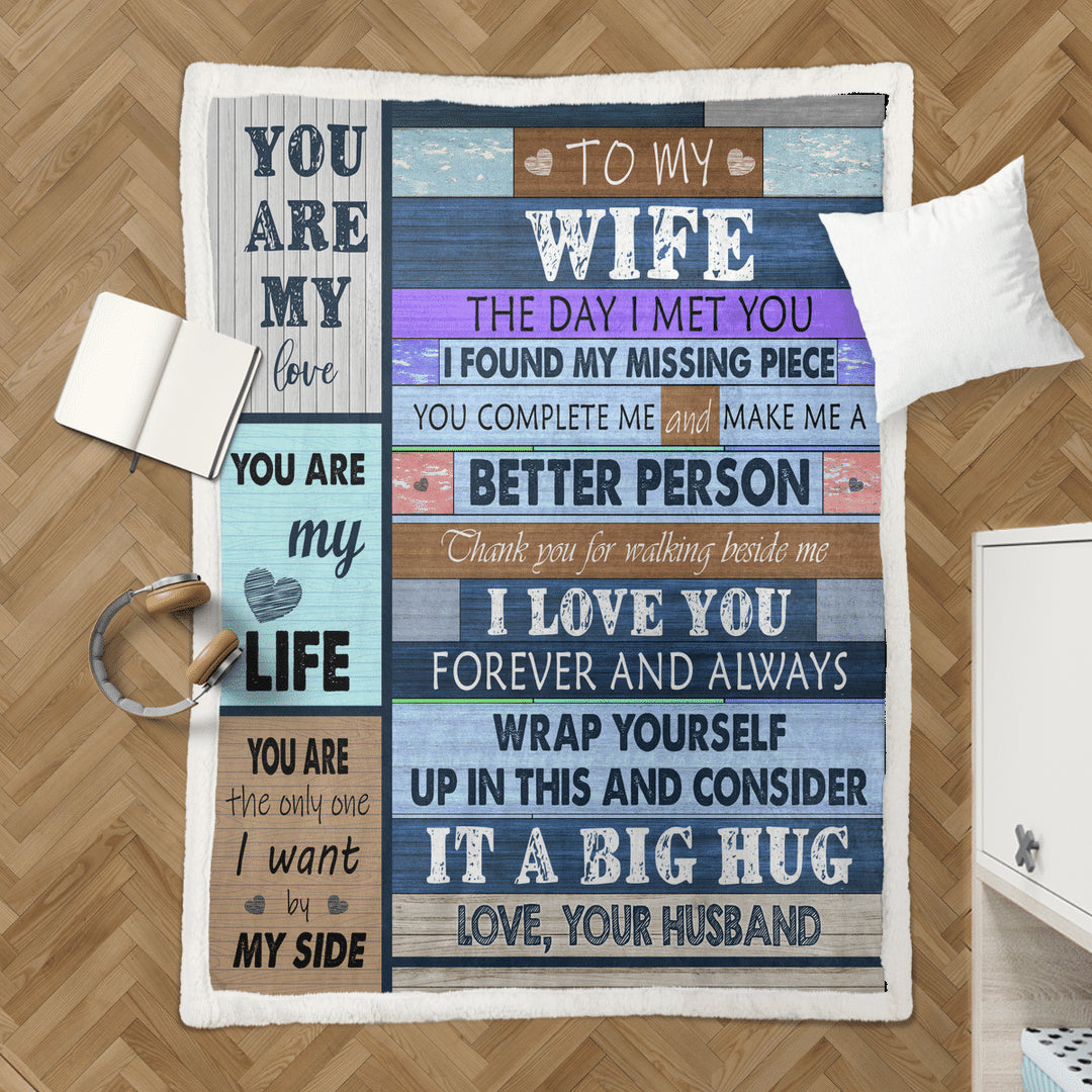 Gift For Wife Blanket, Husband To Wife You Are My Love 1605630981954.jpg
