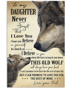This Old Wolf - To Daughter From Dad Vertical Canvas | Wall Decor Visual Art 1606662420504.jpg