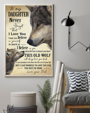 This Old Wolf - To Daughter From Dad Vertical Canvas | Wall Decor Visual Art 1606662420574.jpg
