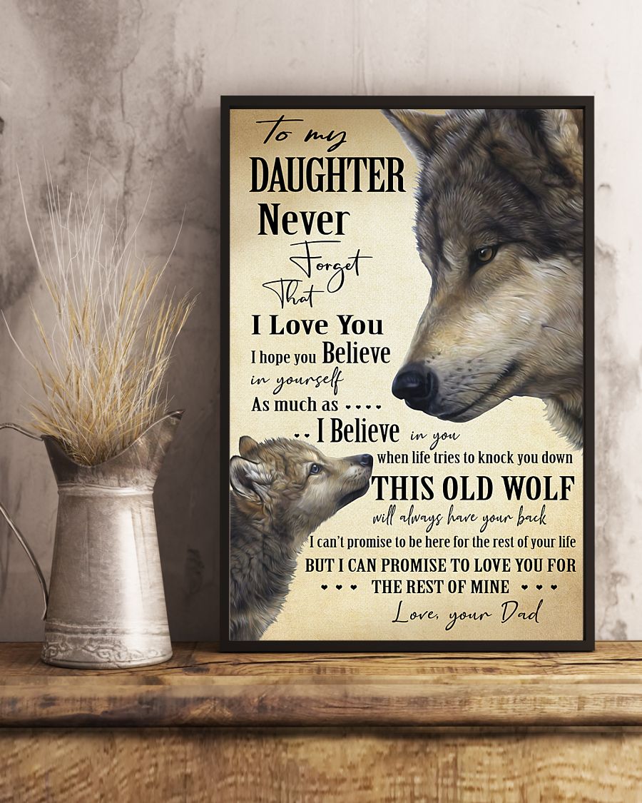 This Old Wolf - To Daughter From Dad Vertical Canvas | Wall Decor Visual Art 1606662420649.jpg