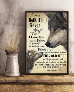 This Old Wolf - To Daughter From Dad Vertical Canvas | Wall Decor Visual Art 1606662420649.jpg