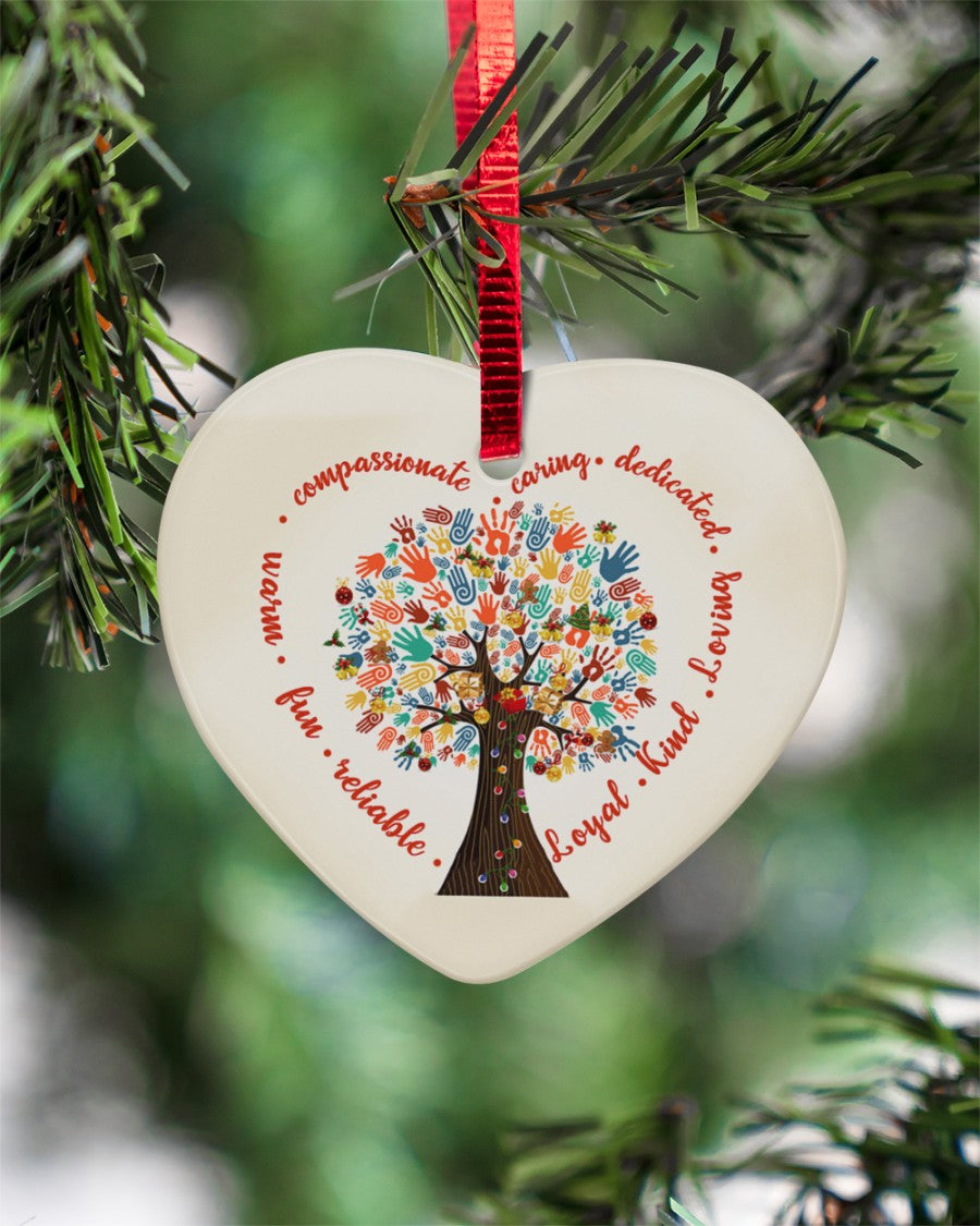 Occupational Therapist Heart Heart Ornament | Christmas Ornament | Christmas Gift 1606674349607.jpg