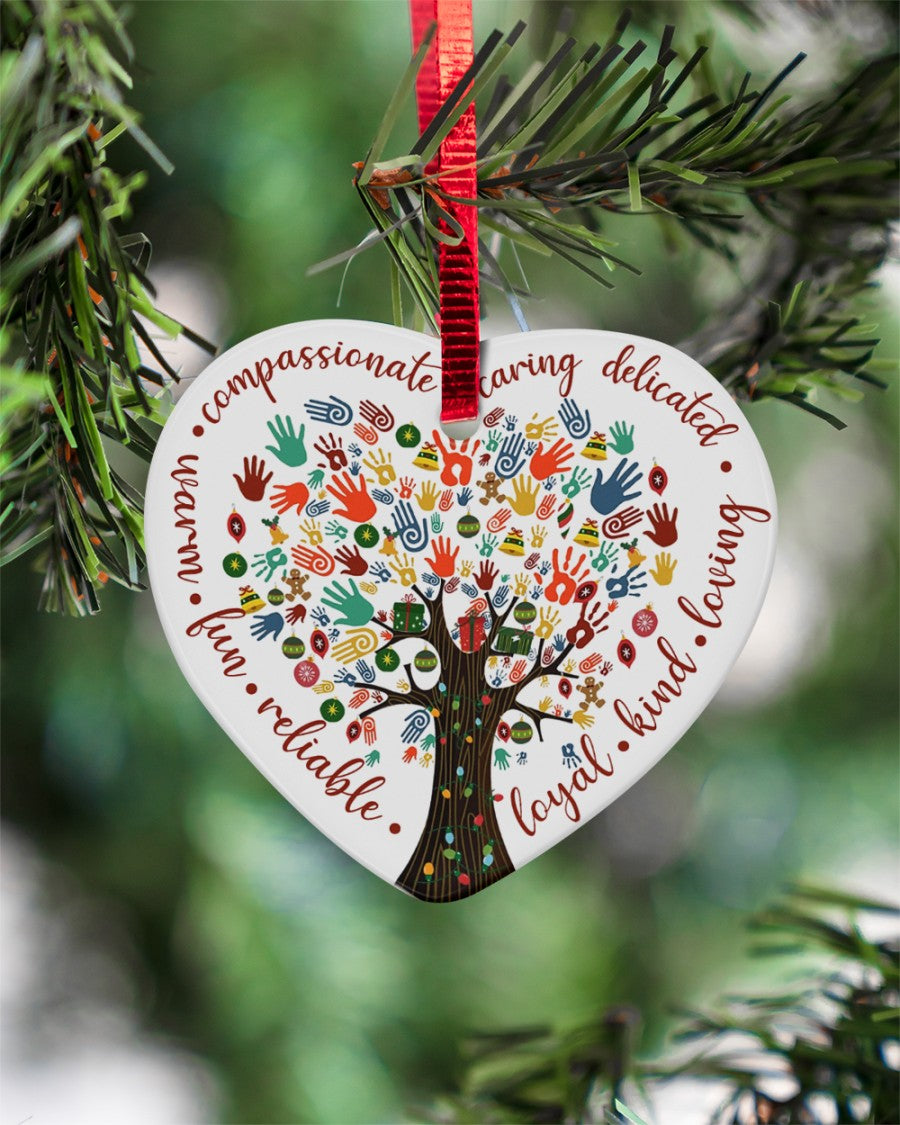 Social Worker Gift Heart Ornament | Christmas Ornament | Christmas Gift 1606674350840.jpg