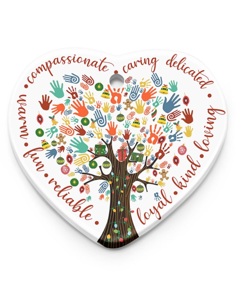 Social Worker Gift Heart Ornament | Christmas Ornament | Christmas Gift 1606674351075.jpg