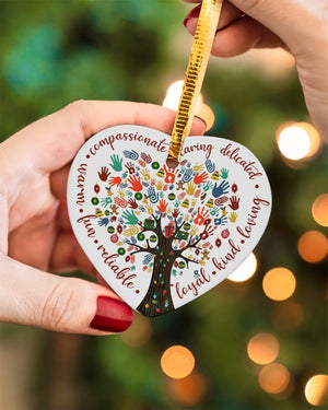 Social Worker Gift Heart Ornament | Christmas Ornament | Christmas Gift 1606674351296.jpg