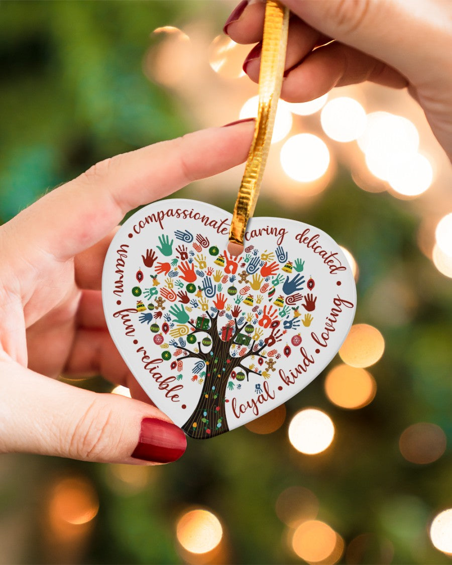 Social Worker Gift Heart Ornament | Christmas Ornament | Christmas Gift 1606674351508.jpg