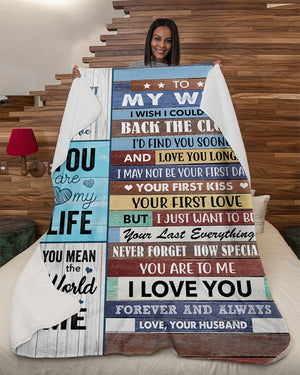 Gift For Wife Blanket, To My Wife You Are My Love 1606757902293.jpg