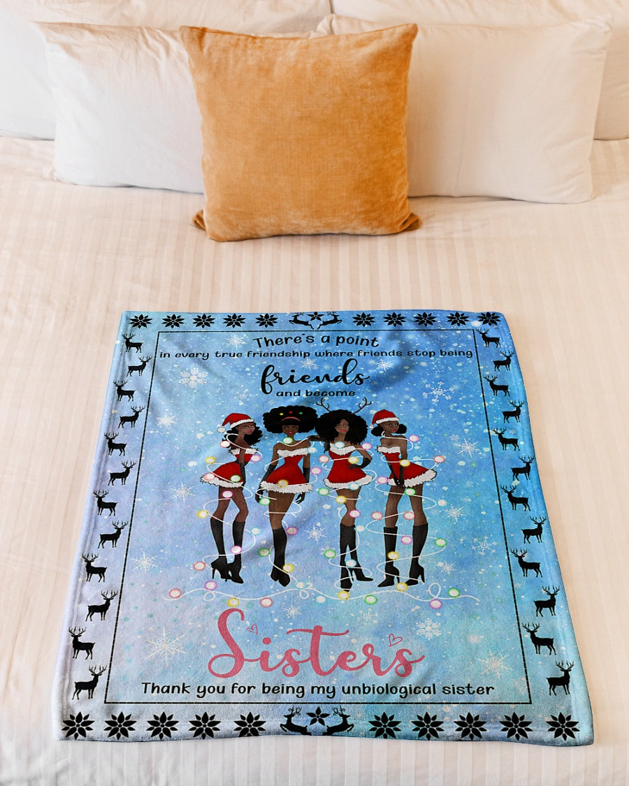 Friends And Become Sisters Christmas 3 Blanket Fleece Blanket - Quilt Blanket 1606760692086.jpg