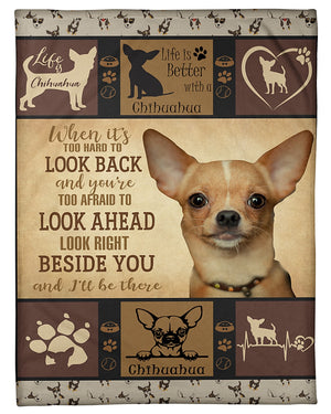 Chihuahua Dog Blanket, Chihuahua Look Right Beside You, Dog Lovers 1607356934072.jpg