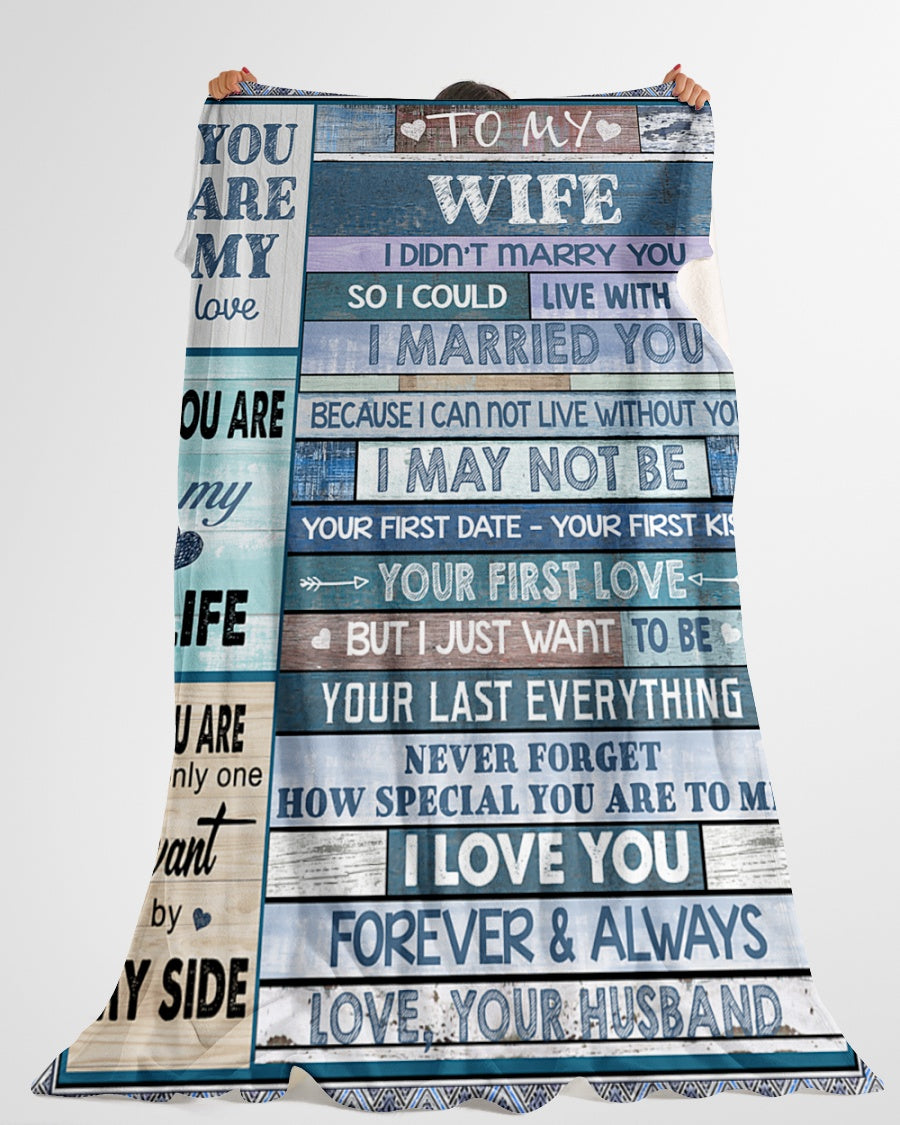 Husband To Wife Your Last Everything Fleece Blanket - Quilt Blanket 1607356952091.jpg