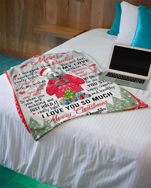 I Hugged This Blanket Xmas Daughter To Mom Fleece Blanket - Quilt Blanket | Gift For Mom 1607357204056.jpg