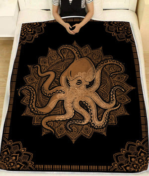 Octopus Mandala Fleece Blanket 1607968725314.jpg