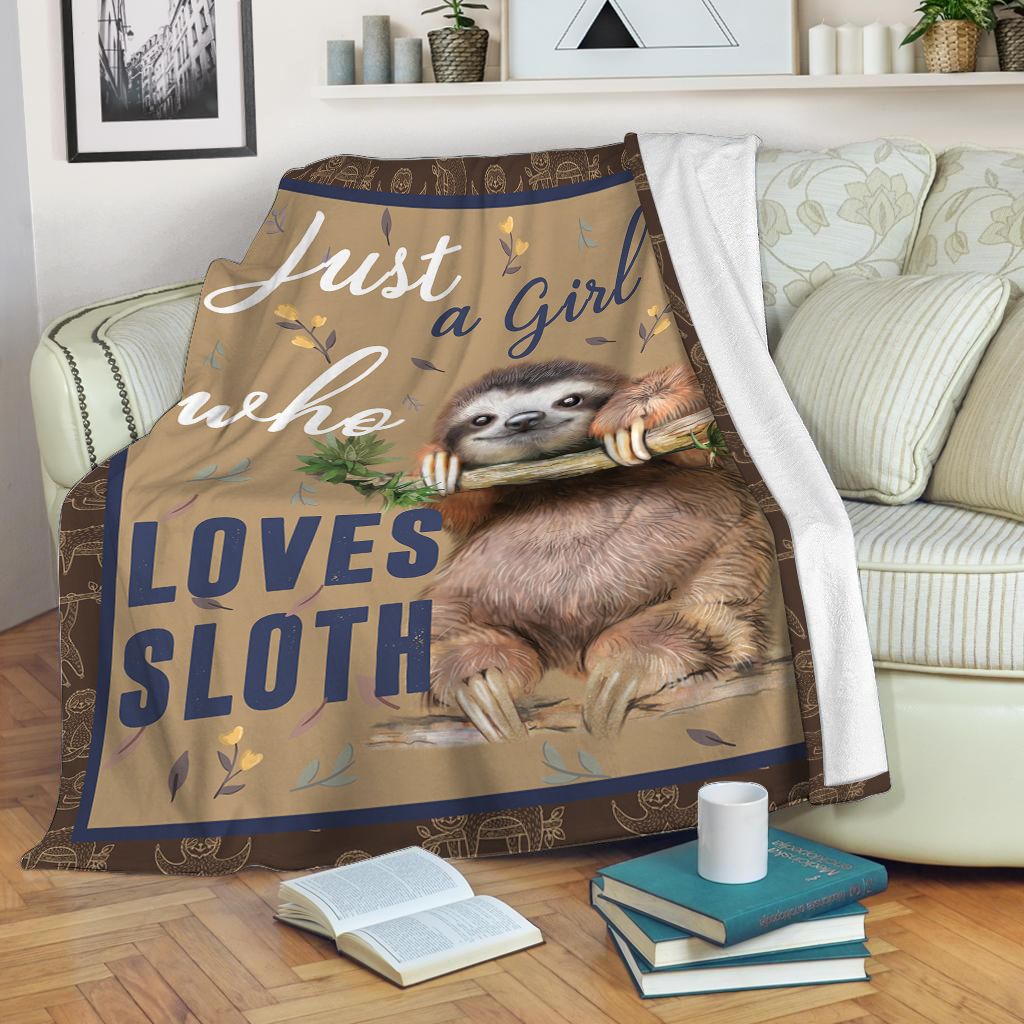 Sloth Blanket, Just A Girl Who Loves Sloth, Sloth Lover 1607968747634.jpg